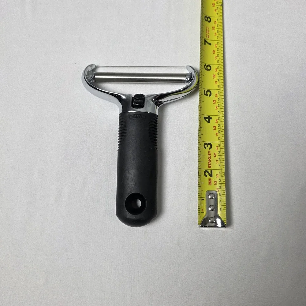 OXO Easy Grip Stainless Steel Cheese Slicer Adjustable Wire Black‎  Handle